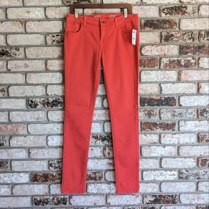🧡 Vans Skinny Jeans Red Orange NWT Size 11